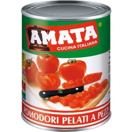 Roșii decojite cuburi 800 g